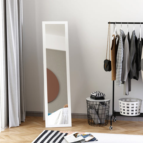 Rootz Full Length Standing and Wall Mirror - Dressing Mirror - Floor Mirror - Elegant Design - 37W x 37D x 154H cm