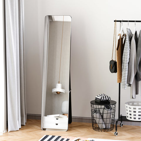 Rootz Freestanding & Wall Mirror - Bedroom Mirror - Dressing Room Mirror - Elegant & Modern Design - 37W x 43D x 156H cm