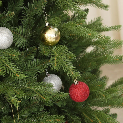 Rootz Lifelike Christmas Tree - Alpine Fir - Artificial Xmas Tree - Flame-Retardant - 105cm x 180cm