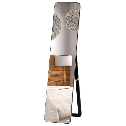 Rootz Freestanding & Wall Mirror - Bedroom Mirror - Dressing Room Mirror - Elegant & Modern Design - 37W x 43D x 156H cm