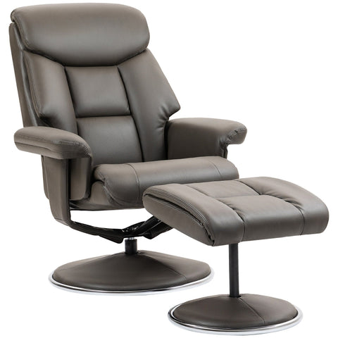 Rootz TV Recliner Chair with Stool - Gaming Chair - Rocker Function - Faux Leather - 81cm x 95cm x 107cm