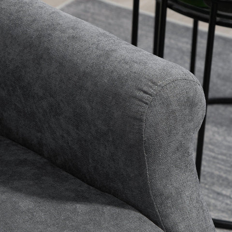 Rootz Electric Recliner Chair with Stand-Up Aid - TV Armchair - Linen Fabric - Remote Control - 72.5cm x 94cm x 109cm