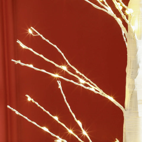 Rootz LED Tree of Lights - Lighted Tree - Artificial Light Tree - Warm White LED Lights - Realistic Bark Texture - Indoor & Outdoor - 150cm x 21cm x 21cm