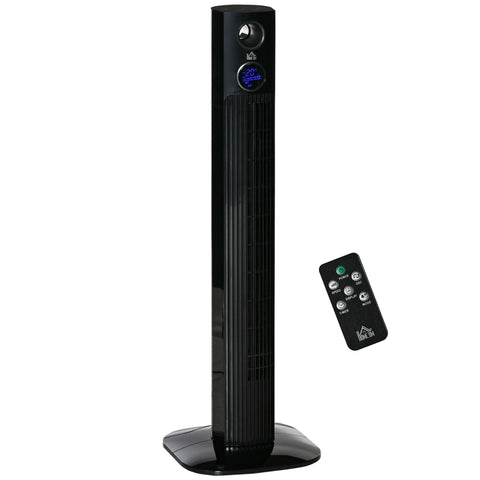 Rootz Tower Fan - Oscillating Fan - Cooling Fan - 70° Oscillation - Aromatherapy - 31.5cm x 31.5cm x 96cm