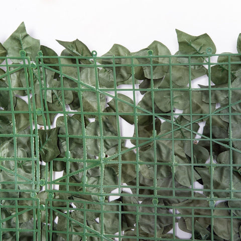 Rootz Privacy Screen Artificial Hedge - Greenery Fence - UV Resistant Screen - Easy Installation - 240cm x 100cm