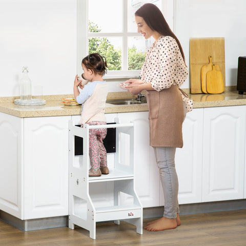 Rootz Learning & Painting Chair - 3-in-1 Desk Stool - Chalkboard Kids Chair - Safety & Stability - 42cm x 44cm x 86cm