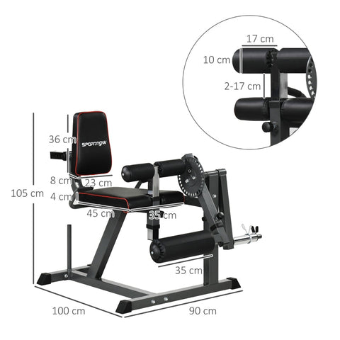 Rootz Calf Machine - Leg Extension - Glute Bridge Enhancer - Maximizes Fitness - 100L x 90W x 105H cm
