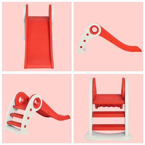 Rootz Children's Slide - Foldable Slide - Kids Outdoor Slide - Enhances Motor Skills - 120cm x 50cm x 56cm