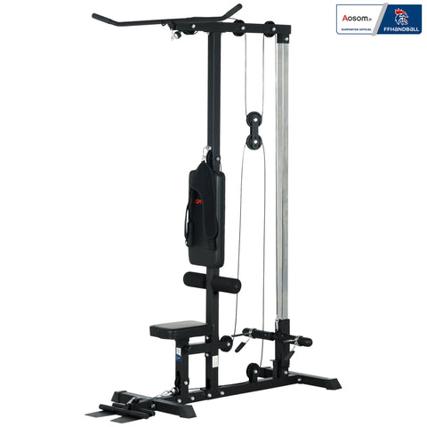 Rootz Fitness Training Station - Pull Station - Chest Pulling - Muscle Building - Steel Frame - 140cm x 108cm x 197cm