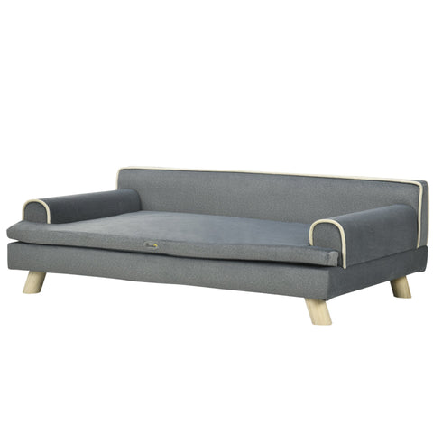 Rootz Scandinavian Sofa for Pets - Dog Couch - Cat Bed - Soft Cushion - 100 x 62 x 32 cm