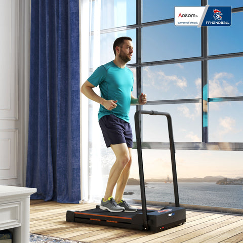 Rootz Electric Treadmill - Foldable Exercise Machine - Fitness Equipment - Shock Absorbing - LCD Screen - 105cm x 56cm x 108.5cm