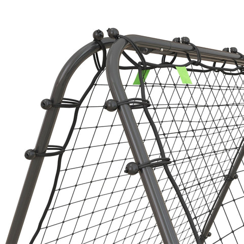 Rootz Folding Soccer Rebounder Net - Football Training - Athletic Practice - Boosts Hand-Eye Coordination - 100L x 95W x 90H cm