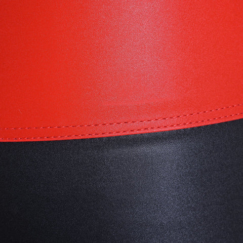 Rootz Standboxsack – Schwarz, Rot – Pu, Kunststoff – 14,17 cm x 14,17 cm x 31,5 cm