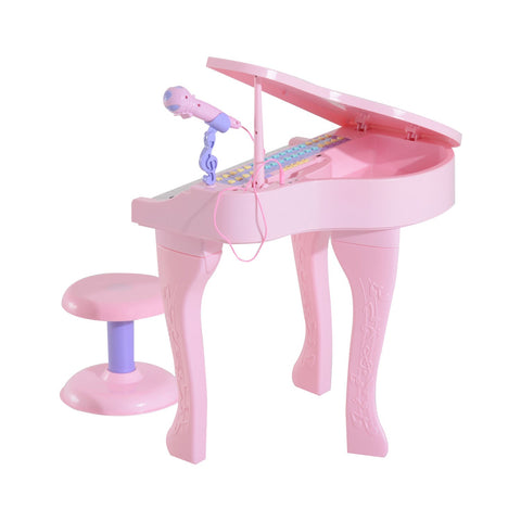 Rootz Kinder Piano Muziekinstrument - Roze - Abs - 18.89 cm x 15.35 cm x 27.16 cm