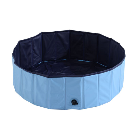 Rootz Hondenbad - Blauw - PVC, Hout - 9.05 cm x 7.08 cm x 12.2 cm