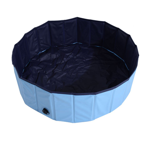 Rootz Hondenbad - Blauw - PVC, Hout - 9.05 cm x 7.08 cm x 12.2 cm