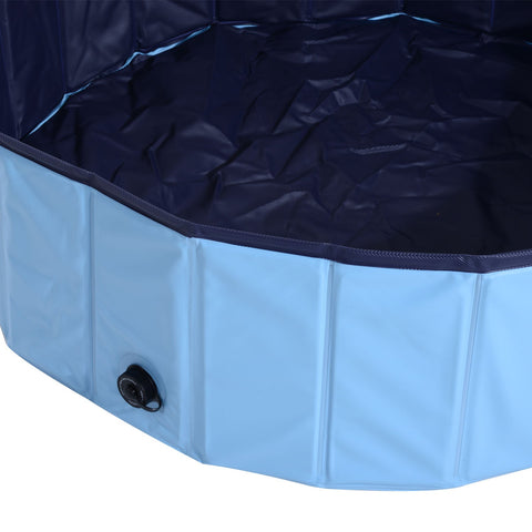 Rootz Hondenbad - Blauw - PVC, Hout - 9.05 cm x 7.08 cm x 12.2 cm