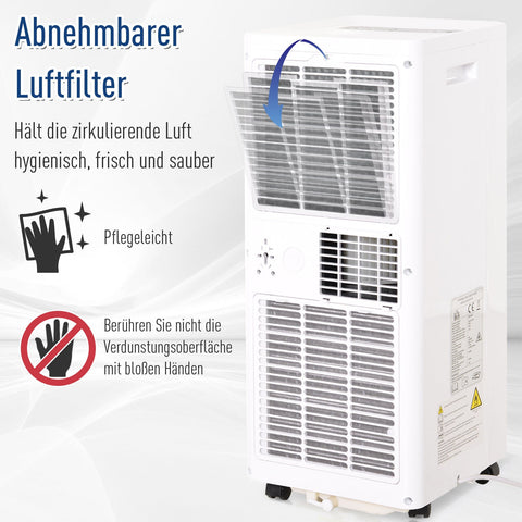 Rootz Air Conditioner - White - Abs - 13.94 cm x 13.31 cm x 27.48 cm