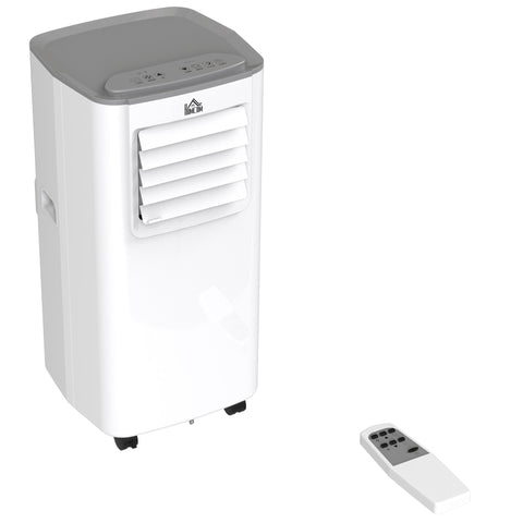 Rootz 4 Modes Mobile Air Conditioner with Remote Control 24h Timer - White, Gray - Abs Plastic, Copper, Aluminum - 12.91 cm x 12 cm x 26.69 cm