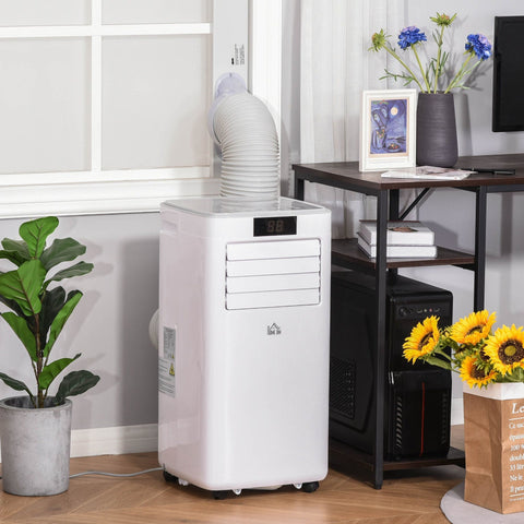 Rootz Air Conditioner - White, Gray - Abs Plastic, Copper, Aluminum - 14.96 cm x 13.77 cm x 27.75 cm