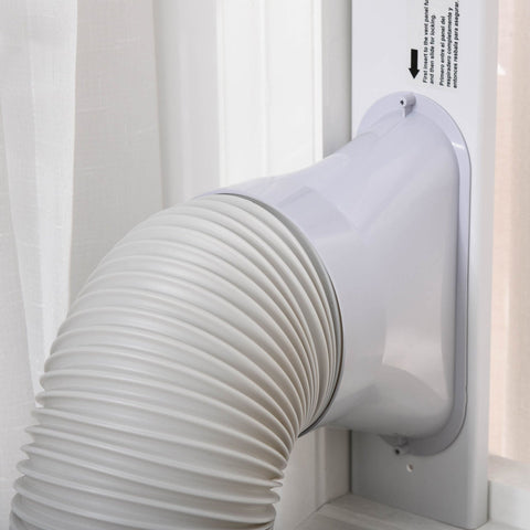 Rootz Air Conditioner - White, Gray - Abs Plastic, Copper, Aluminum - 14.96 cm x 13.77 cm x 27.75 cm