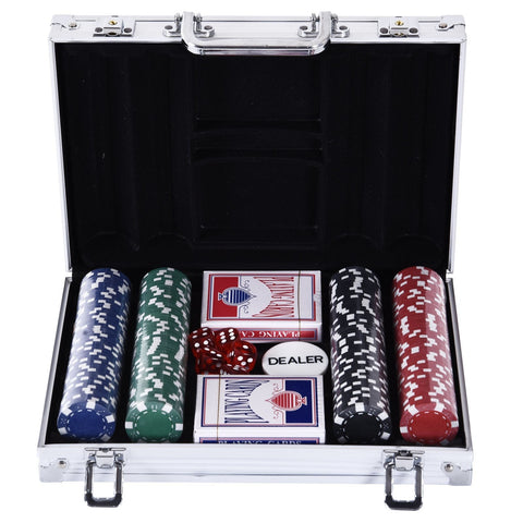 Rootz Pokerkoffer – Schwarz, Rot, Grün – Kunststoff, Aluminium – 11,61 cm x 8,07 cm x 2,56 cm
