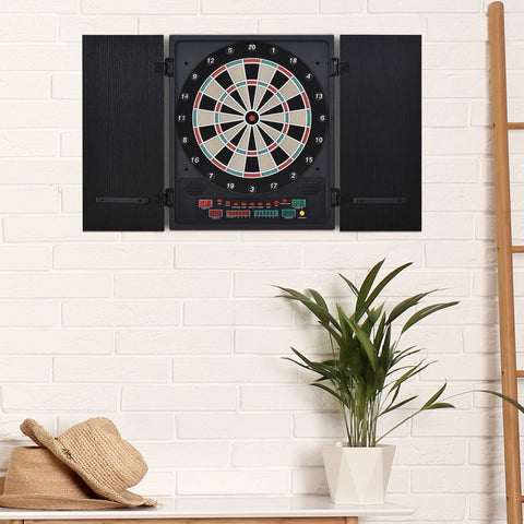 Rootz Electronic Dart Set - Zwart, Wit - Pp, Ps, Mdf - 20,07 cm x 2,55 cm x 22,44 cm