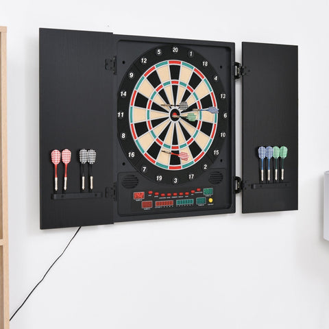 Rootz Electronic Dart Set - Zwart, Wit - Pp, Ps, Mdf - 20,07 cm x 2,55 cm x 22,44 cm