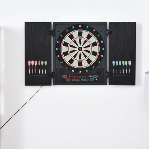 Rootz Electronic Dart Set - Zwart, Wit - Pp, Ps, Mdf - 20,07 cm x 2,55 cm x 22,44 cm