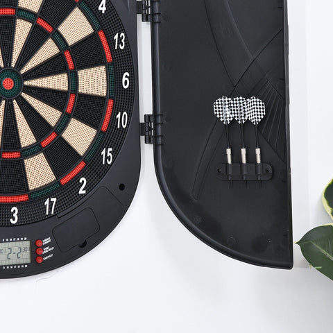 Rootz Electronic Dart Set - Black, Orange - Pp, Ps - 18.3cm x 1.73cm x 19.88cm