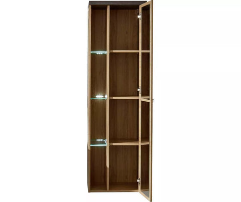 Rootz Badezimmerschrank – Aufbewahrungsschrank mit Spiegel – 48 x 160 x 31 cm