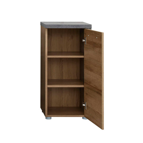 Rootz Bathroom cabinet - Storage cabinet - Brown - 39 x 80 x 31 cm