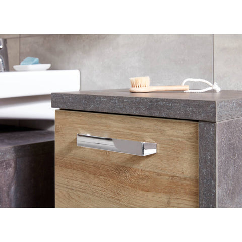 Rootz Bathroom cabinet - Storage cabinet - Brown - 39 x 80 x 31 cm