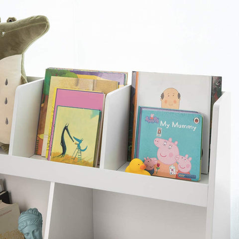 Rootz Children Kids Bookcase Book Shelf Storage Display Rack Organizer Holder