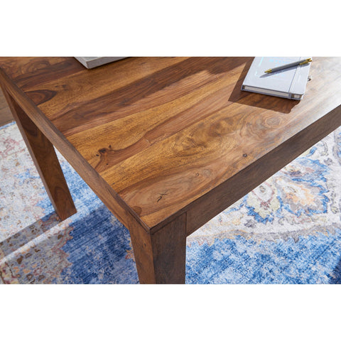 Rootz Esstisch - Esstisch - Massivholz - 140 x 80 cm - Braun - - Handgefertigt - FSC 