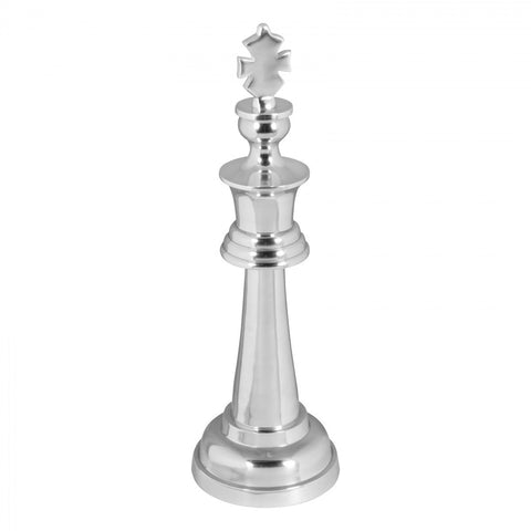 Rootz Dekoration Schachfigur – Aluminiumdekoration – Große Schachfigur – König – Design-Skulptur – 70 cm hoch