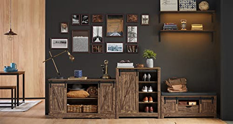 Rootz Aufbewahrungsschrank, Sideboard mit 2 Schiebetüren – Küche, Esszimmer, Sideboard, Aufbewahrungsschrank, Schrank, Flurschrank