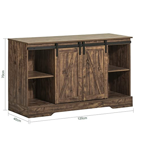 Rootz Aufbewahrungsschrank, Sideboard mit 2 Schiebetüren – Küche, Esszimmer, Sideboard, Aufbewahrungsschrank, Schrank, Flurschrank