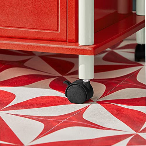 Rootz Microwave Shelf - Kitchen Wheeled Storage Shelf with Cabinet