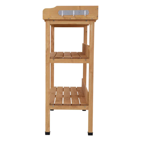 Rootz Planting Table - Table - Garden - Balcony - Natural - 76 cm x 37 cm x 89 cm