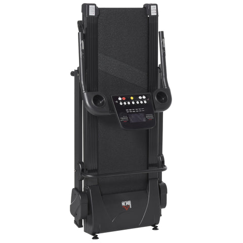 Rootz Treadmill - Electric - Steel - Fitness Equipment - LCD Display - Black - 164 x 70 x 125 cm