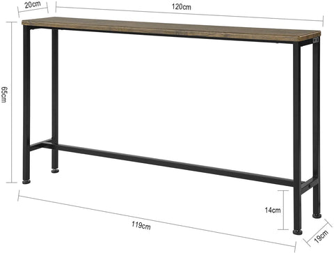 Rootz Konsolentisch – Beistelltisch für Flur – Flur – Tisch Wohnzimmer – Sofatisch