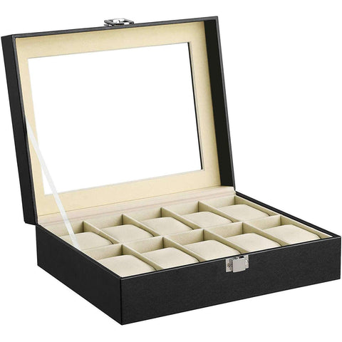 Rootz Watch Box 10 Pieces - Watch Box - Watch Storage Box