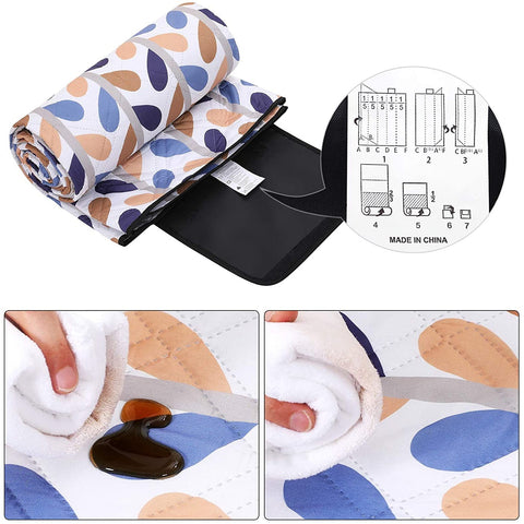 Rootz Picnic Blanket - Fleece - Heat Insulating - Waterproof - Handle - 200 x 200 cm