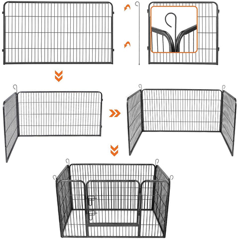 Rootz Puppy Spout - Puppy Fence - Puppy Mesh - Bench - Dogs - 122 x 80 x 70 cm
