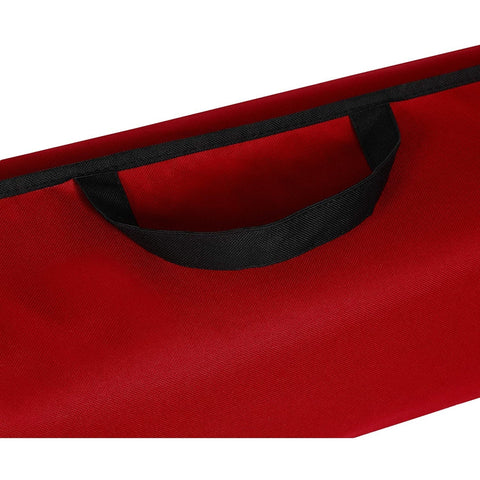 Rootz Opbergtas Voor Inpakpapier - Opbergtas Voor Posters - Set Van 2 - Organizer - Rood - Zwart - Stof - 30 Rollen
