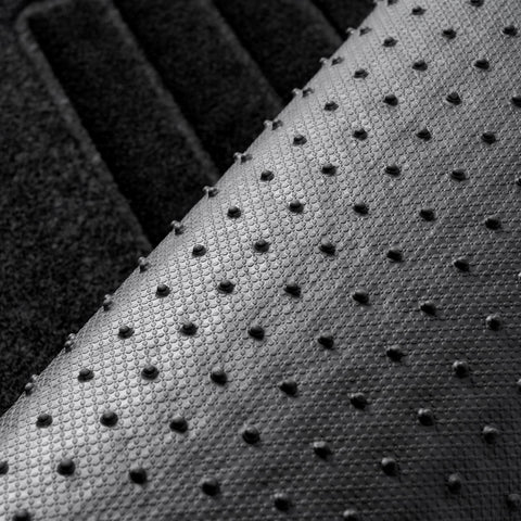 Rootz Car Floor Mats - Vehicle Carpets - Auto Mat Collection - All-Weather Guards - Interior Protectors - Drive Enhancers - Red - 65.5x45 cm & 33x45 cm