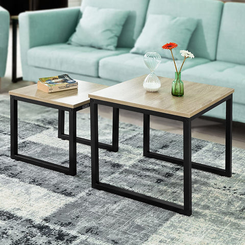 Rootz 2er-Set Couchtisch – Beistelltisch – Beistelltisch
