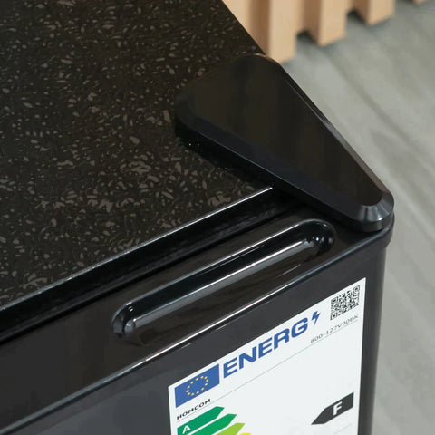 Rootz Mini Freezer - 35 L Freezer Box - Mini Chest Freezer - Mini Fridge - 5-Level Temperature Control - Steel, Plastic - Black - 47W x 44.2D x 48.8H cm