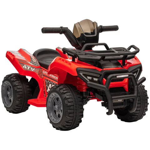 Rootz Kinder-Elektrofahrzeug – Mini-Elektro-Quad – Kindermotorrad – Elektro-ATV-Kinderwagen – Elektro-Quad für 18–36 Monate – Rot – 70 x 42 x 45 cm